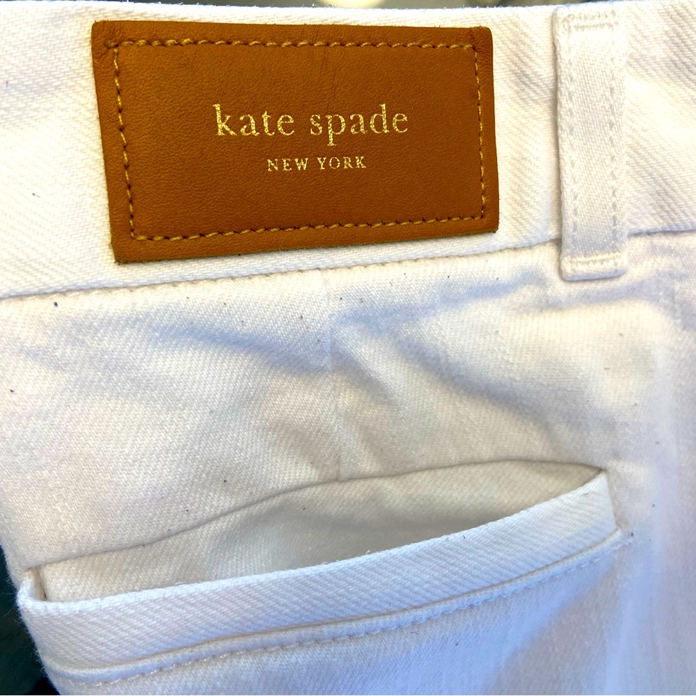 Kate Spade Broom Street White Jeans